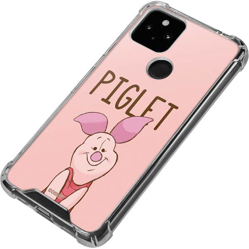 Disney Winnie the Pooh Piglet Portrait Google Pixel 5 Clear Case